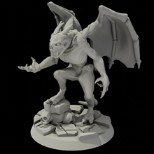 lesser bat daemon game demon chaos dnd warhammer khorne fantasy 32mm 3d print model - Mito3D