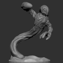 lesser water elemental game dungeons dragons creature monster 5e 3d print model - Mito3D