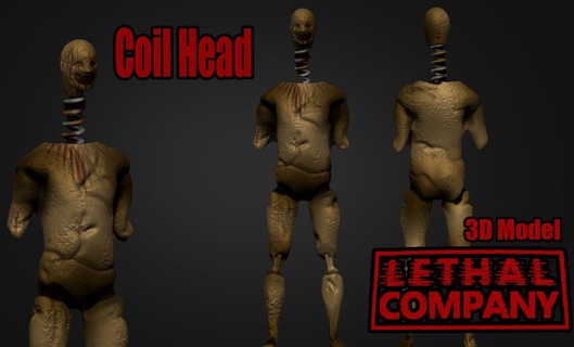 lethal company coil head model 3d print model - Mito3D