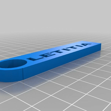 letitia keyring 3d_printing 3d print model - Mito3D