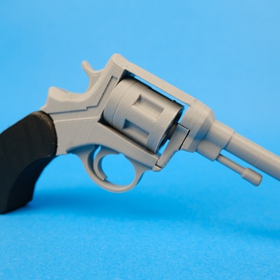 letranger tf2 equipo fortaleza ii revólver apuntalar pistola juguete arma cosplay 3d print model - Mito3D