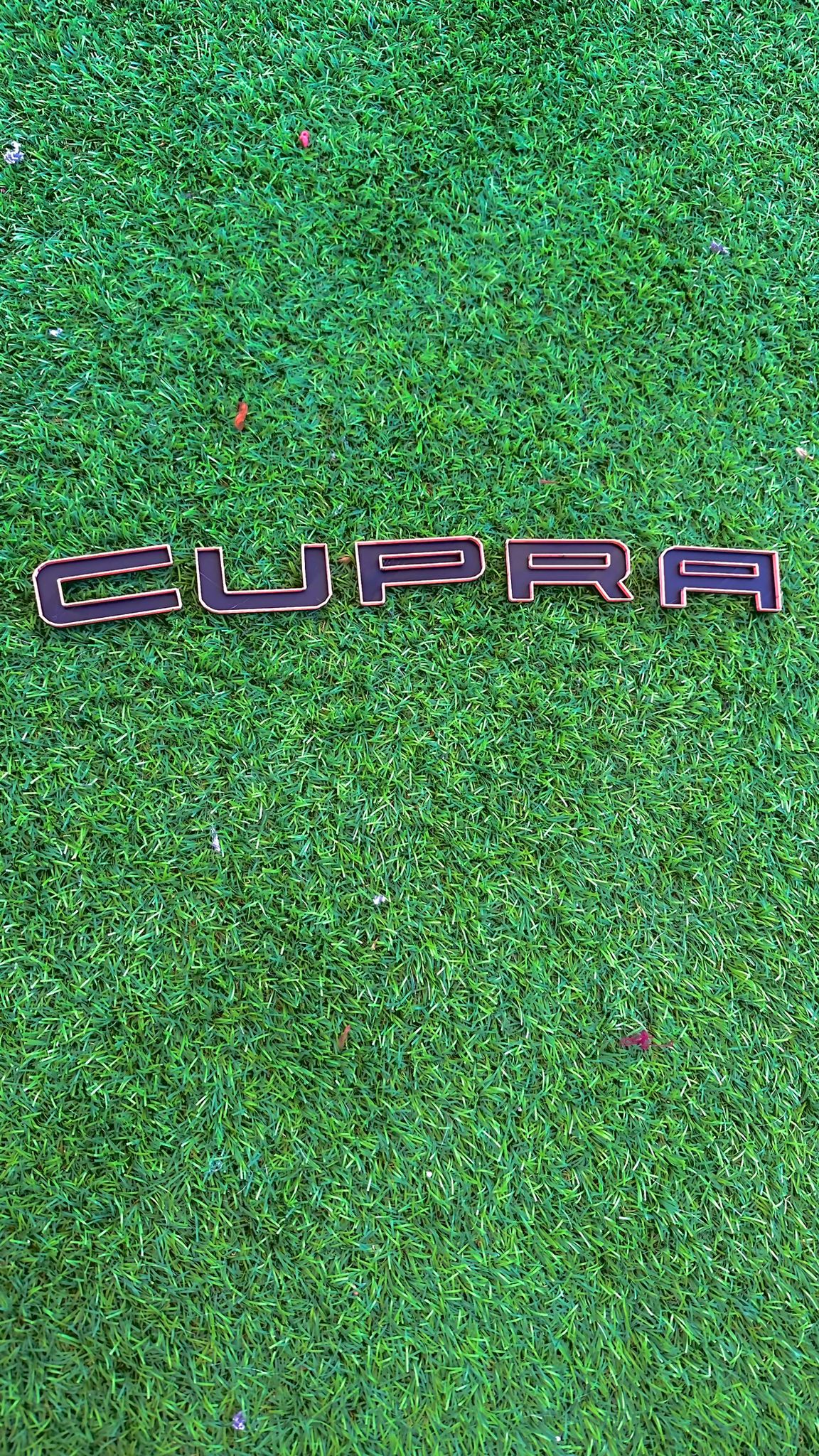 letras cupra assento fr leon ibiza 3D print model - Mito3D