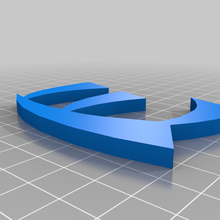 letter asian type bonzai font 3d print model - Mito3D