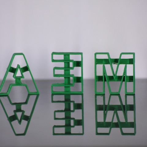 a-z küçük harf 25mm kesici alfabesi ev fondan fırın numarası kurabiye 3D print model - Mito3D