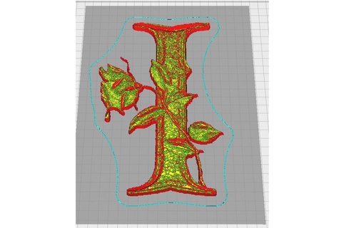 letter gotic rosse gothic 3d design printing cnc cutting modeling decor signage scene art craftsmanship digital fantasy intricate mysterious sculpture texture typography vector visuals print 3d print model - Mito3D