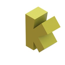 letter k various alphabet letters marios bros source world colours games work moulds 3d print model - Mito3D