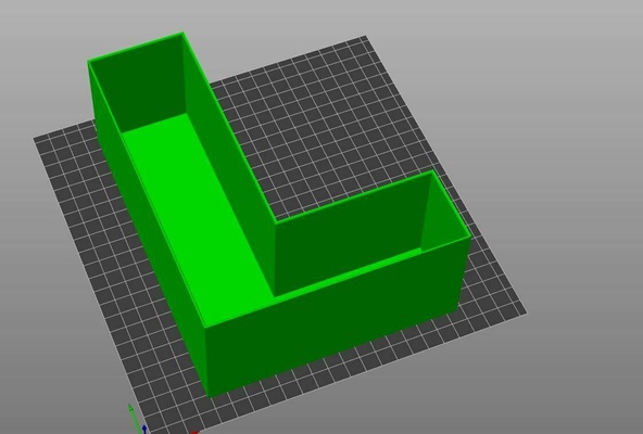 letter l sweets or small items m 3d print model - Mito3D