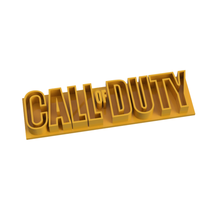 lettera pennarello duty dovere lettere Call of Duty taglio biscotto taglierina 3d print model - Mito3D