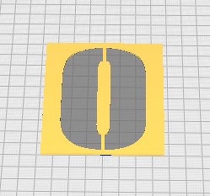 letter o art 3d print model - Mito3D