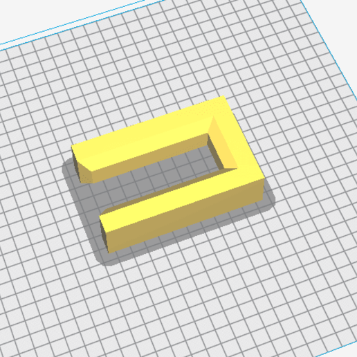 Brief-Vorlage 3cm gadget mailing-Vorlage - Vorlage laposte 3D print model - Mito3D
