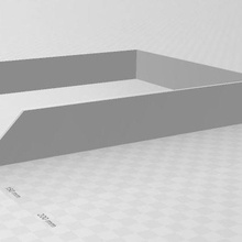 letter tray paper 3d print model - Mito3D