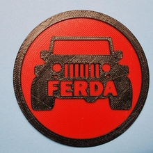 letterkenny ferda coaster holder art signs logos 3d print model - Mito3D