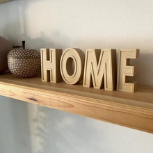 letras casa hogar 3d print model - Mito3D