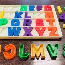 letters numbers children's games game letter number 3d print model - Mito3D