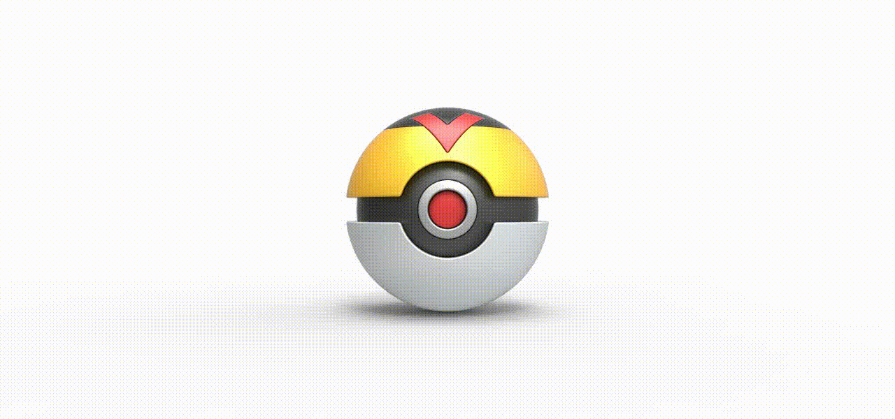 seviye top pokeball pokemon konsept konteyner anime oyuncak Yazdır yazdırılabilir topu 3D print model - Mito3D