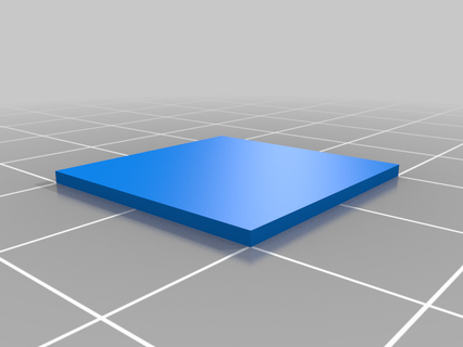 nivellement Ajustable carré tester 3d impression tests imprimante étalonnage stress bancal 3d print model - Mito3D