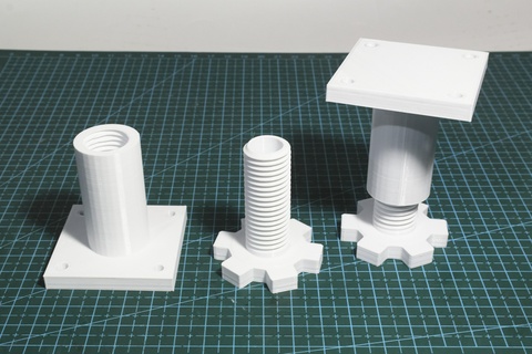 leveling foot 5-7cm Tools leveler 3d print model - Mito3D