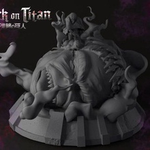 levi ackerman titan beast art anime attack figure diorama resin sla flexi statue print model eren sculpture aot shingeki mikasa jeager 3d print model - Mito3D