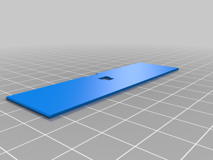 levolor verticale cieco banderuola titolare supporto 3d stampa 3d print model - Mito3D