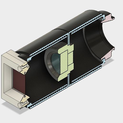 Lex 35mm filme digitalizador gadget 135 suporte Câmera 3D print model - Mito3D