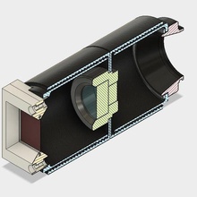 lex 35mm film numériseur gadget 135 titulaire soutien caméra 3d print model - Mito3D