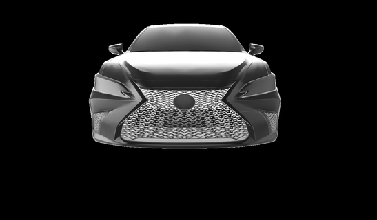 Lexus es350 f sport 2021 auto coche vehiculo coches 3d print model - Mito3D