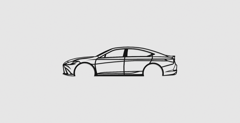 lexus es 2024 sanat lfa is200 is300 is400 is500 3d print model - Mito3D