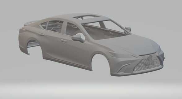 Lexus es germe slotcar araba döküm Sıcak tekerlekler yarış h0 rc model Kyosho Tamya arabalar oyuncaklar Juguetes koleksiyonculuk minyatürler 3d print model - Mito3D