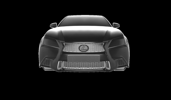 lexus gs350 f-sport 2013 auto car cars 3d print model - Mito3D