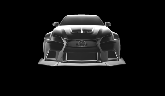 Lexus gs350 sport abgestimmt Auto Wagen Autos 3d print model - Mito3D