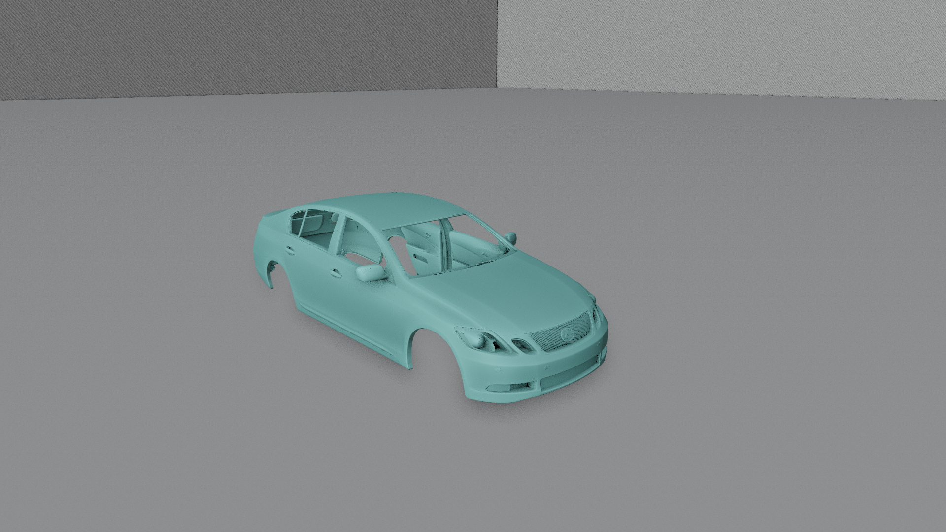 lexus gs 430 2006 2005 2007 2008 esportes luxo carro 4door stl imprimível corrida brinquedo 3D print model - Mito3D