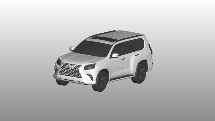 lexus gx460 jeu voiture auto véhicule transport rc ar vr prêt augmenté réalité virtuel car3d 3d print model - Mito3D