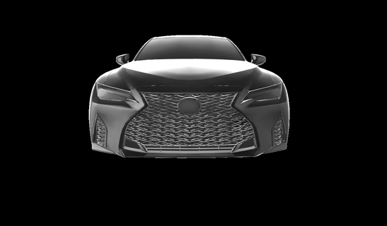 lexus is350 f-sport 2021 auto car cars 3d print model - Mito3D