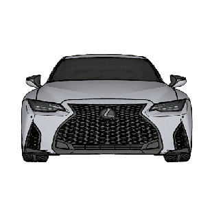 lexus is350 f sport supercar auto cars car motorsport suvs traffic police crossovers rally sedans tuning derby races prototype 3d print model - Mito3D