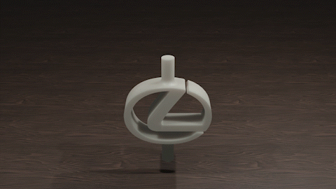 Lexus porte clés tourne clé bague voiture moto gadget 3d print model - Mito3D