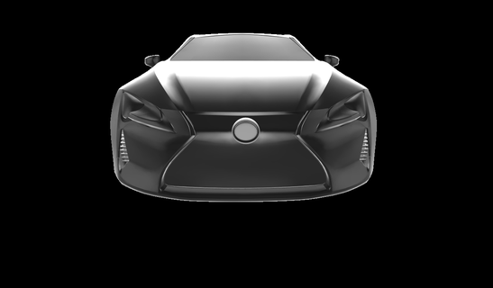 lexus lc ibrido 2018 auto macchina macchine 3d print model - Mito3D