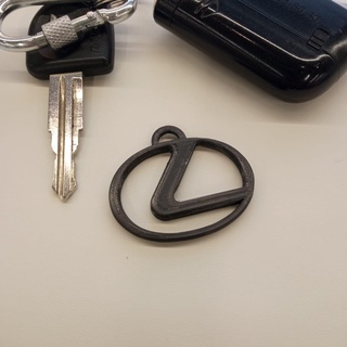 Lexus logo anahtarlık küpe 3d print model - Mito3D