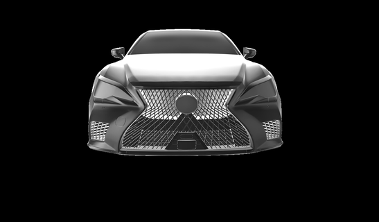 lexus ls500h facelift 2022 auto car cars 3d print model - Mito3D