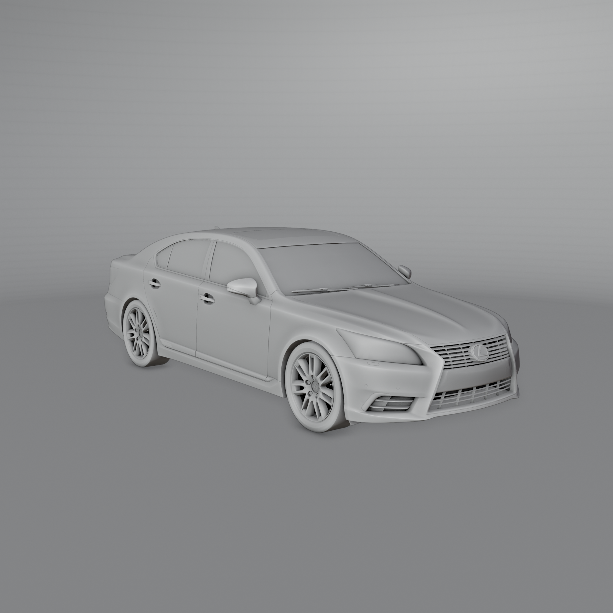 Lexus ls600 3D print model - Mito3D