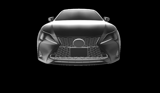 Lexus rc350 f sport 2021 Oto araba arabalar 3d print model - Mito3D