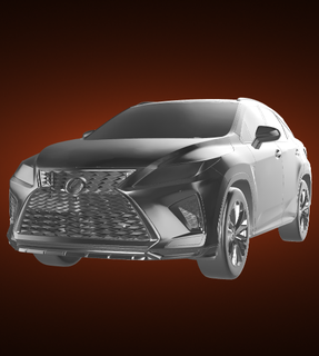 lexus rx300 f-sport automobile car vehicle rally race sports derby 3d print model - Mito3D