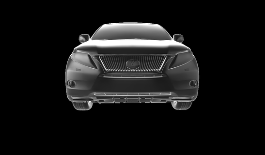 Lexus rx450h 2012 auto carro carros 3d print model - Mito3D