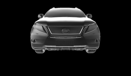 lexus rx450h auto car cars 3d print model - Mito3D