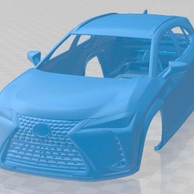 Lexus ux 300e 2021 imprimible cuerpo coche vehiculo 3d print model - Mito3D
