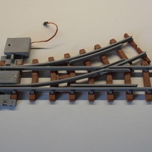 lgb weichen r1 45mm Spiel scale öffnen Eisenbahn Spuren Spielzeug 3d print model - Mito3D