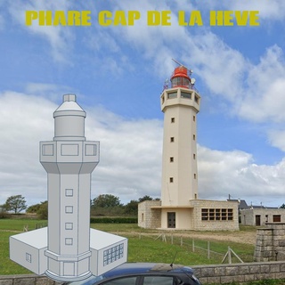 lh - cap la ve lighthouse art lehavre le havre perret saintadresse 3d print model - Mito3D