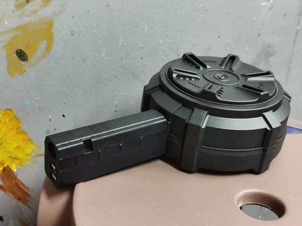 lh mp9 mag ksil arp9 davul adaptör jel Lazer Gelsoft oyuncak leihui xiaoyueliang tabanca 3d print model - Mito3D