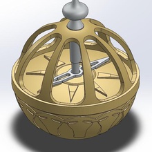 liahona Kunst lds mormon Kompass Replikat 3d print model - Mito3D