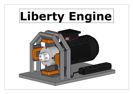 liberty engine el crtogene group 3d print model - Mito3D
