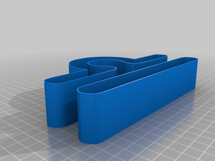 Libra símbolo nestable caixa v2 3d print model - Mito3D